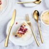 Gold Flatware Set – 24-Piece Luxury Dining | Serve Stellar