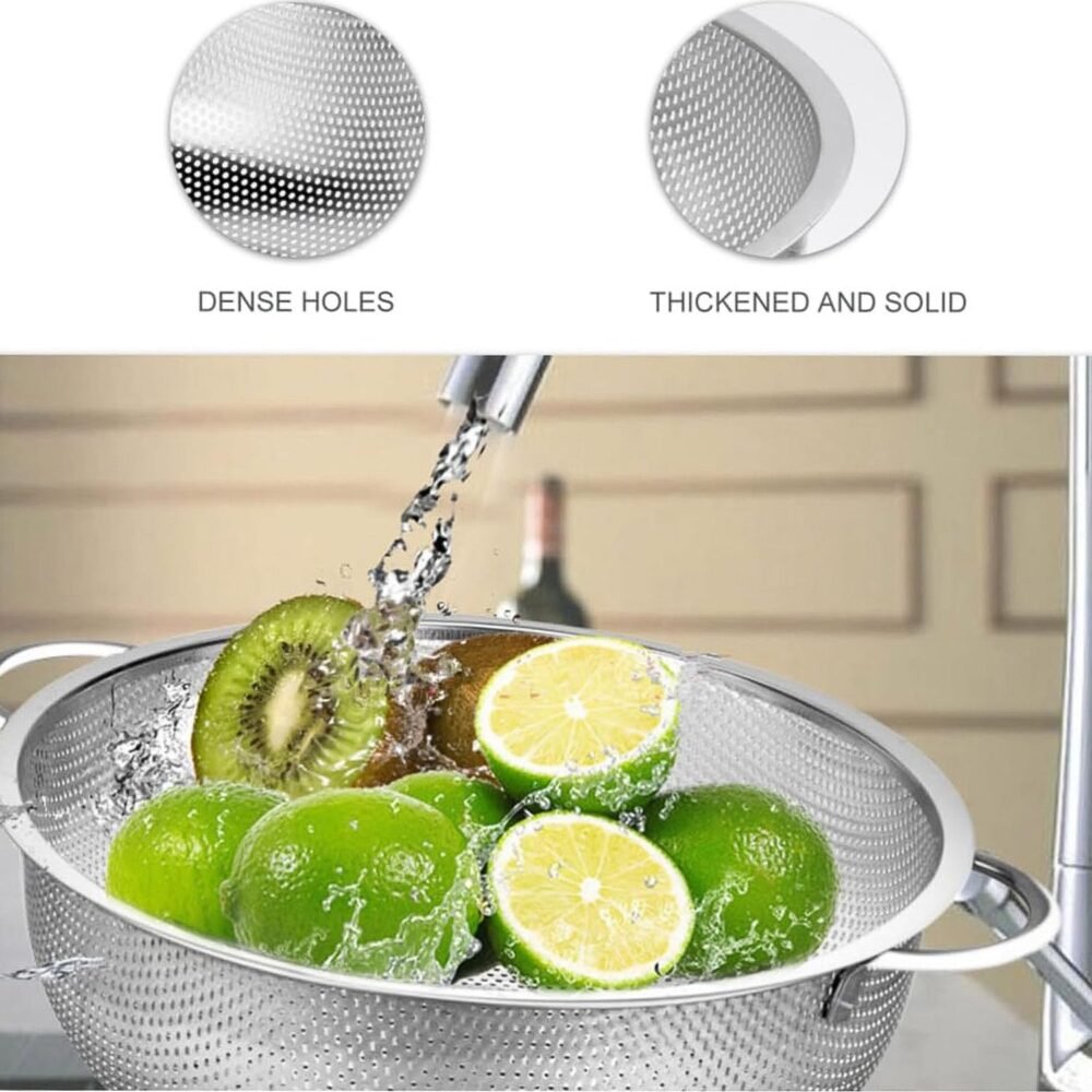 05_17d6bfb8-8bc1-4993-81f7-cf1e8392b758.jpg Stainless Steel Strainer Bowl – Multipurpose Kitchen Tool | Indo Glow