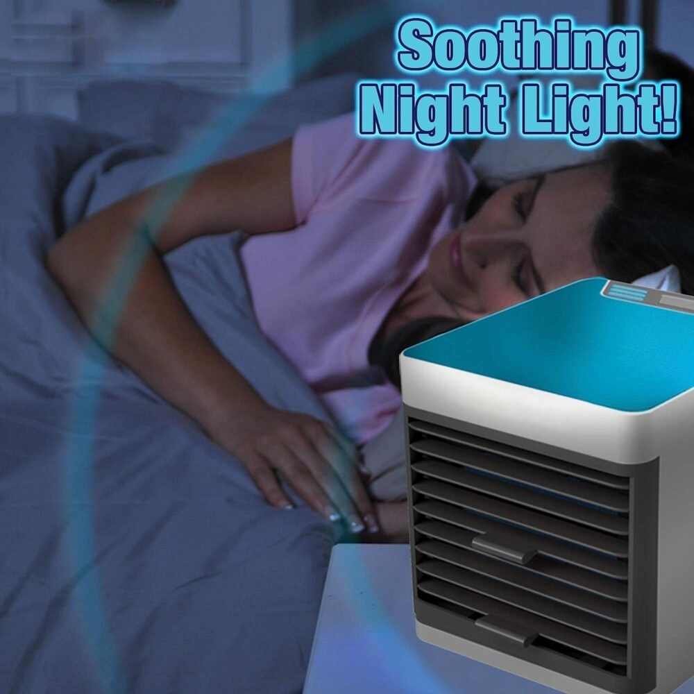 Mini Portable Air Cooler – Personal USB Cooling with LED | Airvanta