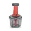 Hand Press Chopper – 3 Blades, Matte Finish for Kitchen | Quickslice