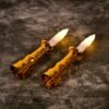 Flameless LED Candle Lights – Gold Base, Suction Cups | Styleva