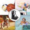 Mini Bike Pump – Portable Foot Operated with Gauge | Safora