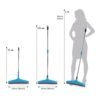 Adjustable Floor Wiper – Stainless Steel Handle | Pro Clean