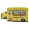 School Bus Toy Storage Box – Foldable & Portable Organizer | Dollamis