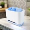 Toothbrush Holder Stand – 6-Compartment Plastic Caddy | BrushedUp