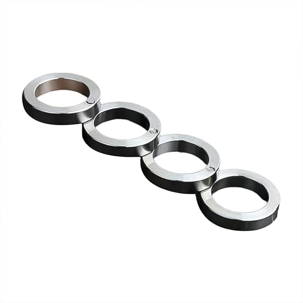 Fidget Ring – Portable 4-Finger Rotating Stainless Steel | Menclave