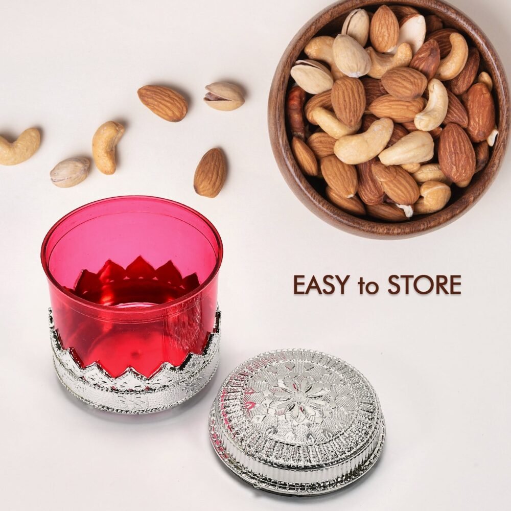 Dry Fruit Storage Box – Diamond Design Airtight Container | Tidy Table