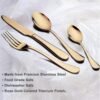 Gold Flatware Set – 24-Piece Luxury Dining | Serve Stellar