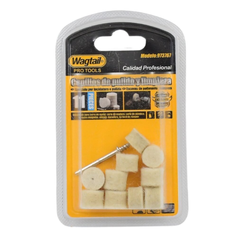 Wool Felt Polishing Pad – 11 Pcs Rotary Tool Accessory | ToolMate Pro
