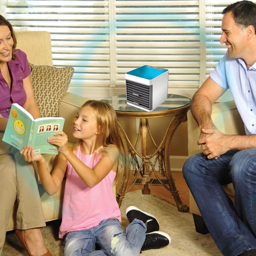 Mini Portable Air Cooler – Personal USB Cooling with LED | Airvanta