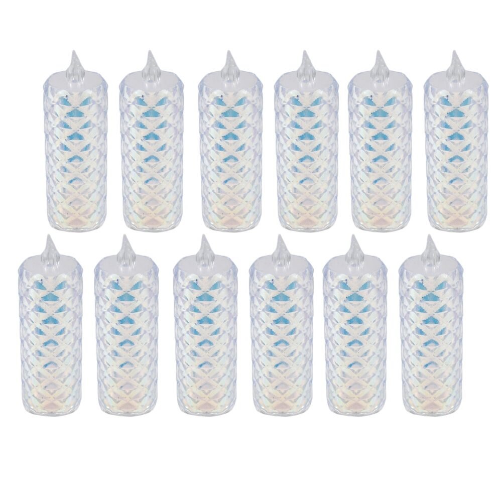 LED Tealight Candles – 12 Pack Flameless Diwali Lights | Indo Glow