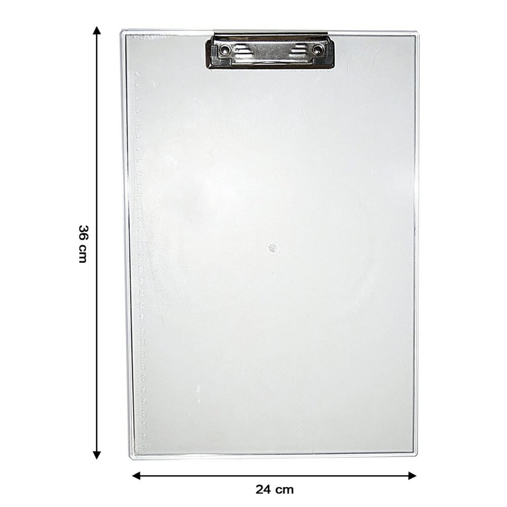 Transparent Exam Pad – Unbreakable with Centimeter Ruler | Indo Glow