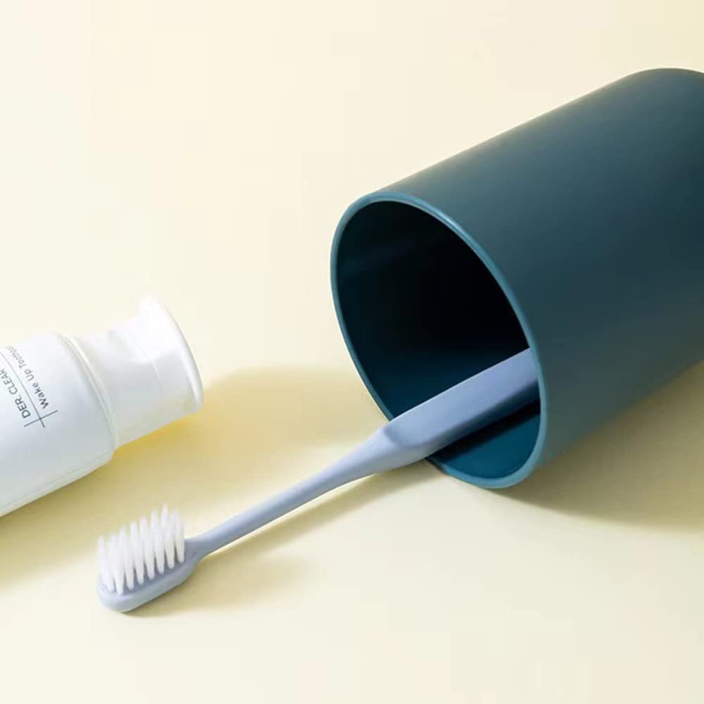 Wall Mount Toothbrush Holder – 2 Cups, Self-Adhesive | BrushedUp
