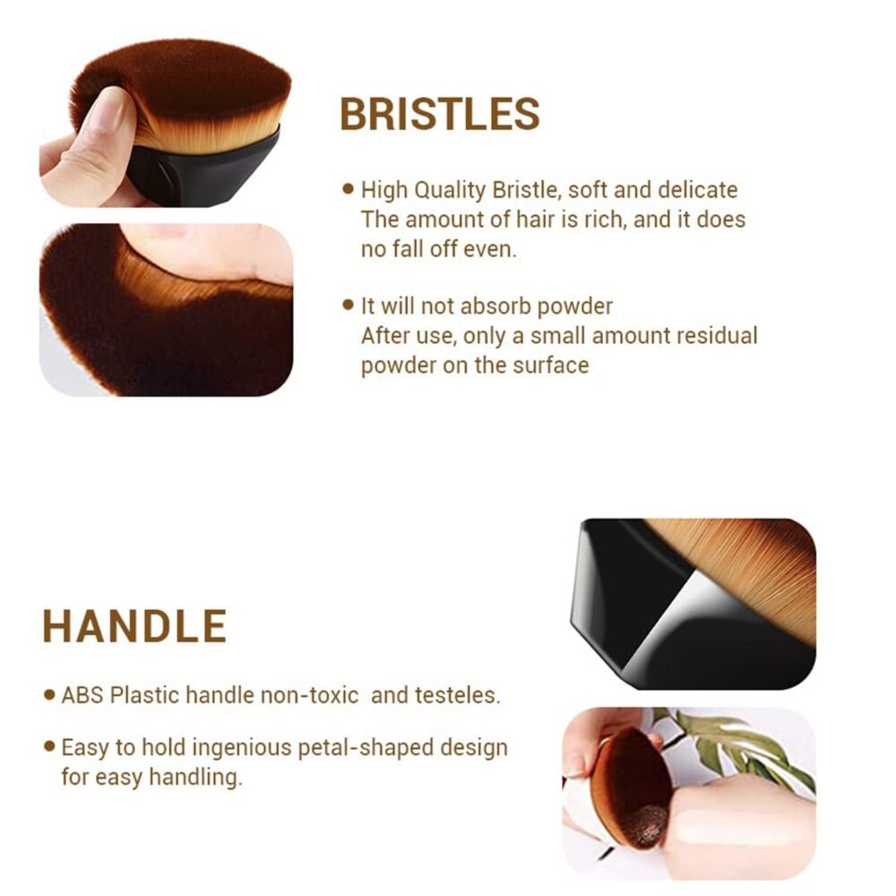 Foundation Makeup Brush – Soft Bristles & Portable Case | BeautyBare