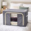 Foldable Storage Bag – 66L Steel Frame Clothes Organizer | Organivo