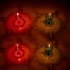 Reflection Diya Set – Multi-Shape Colourful Candle Cups | Indo Glow