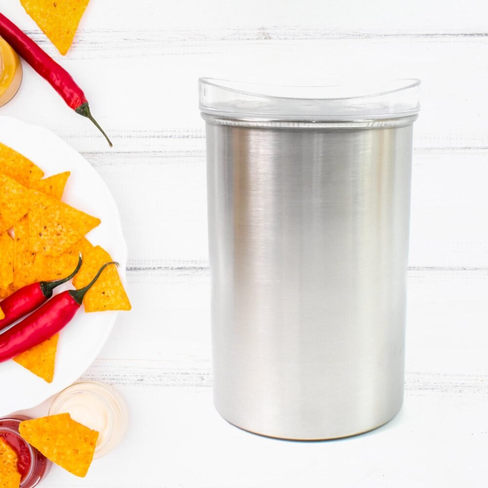 Stainless Steel Airtight Container – 1000 ML with Lid | Konvex