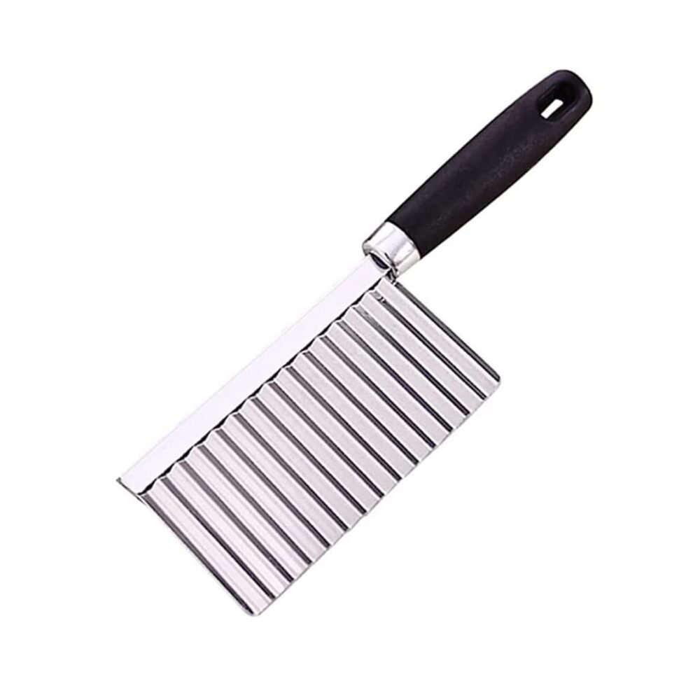 Crinkle Cutter Knife – Stainless Steel Vegetable Slicer | Quickslice
