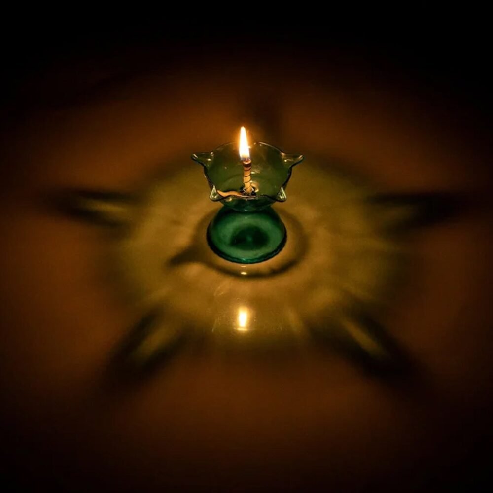 Reflection Diya Set – Multi-Shape Colourful Candle Cups | Indo Glow