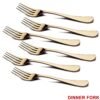 Gold Flatware Set – 24-Piece Luxury Dining | Serve Stellar