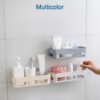 Shower Corner Caddy – Wall-Mounted Suction Shelf | Mist & Relax