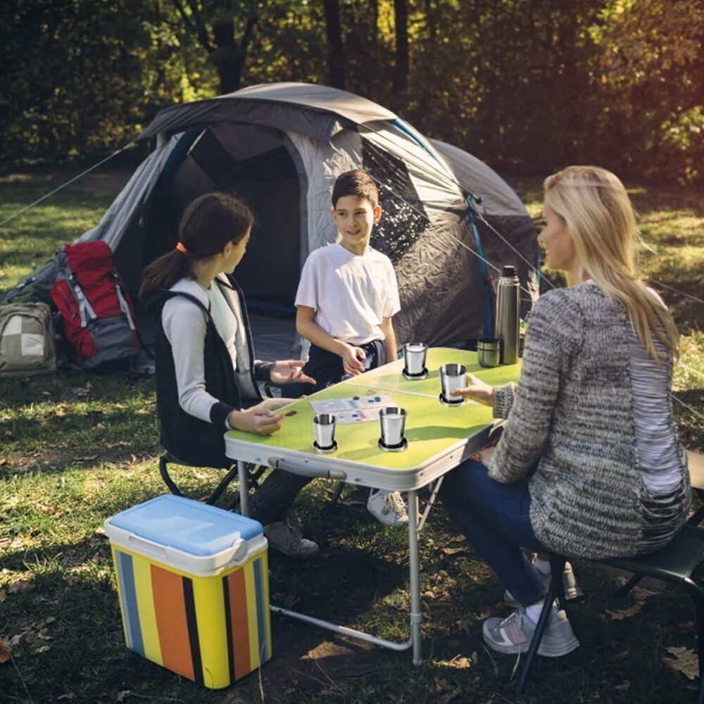 Folding Camping Cup – Stainless Steel Portable with Keychain | hydrozilla