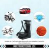 Mini Bike Pump – Portable Foot Operated with Gauge | Safora