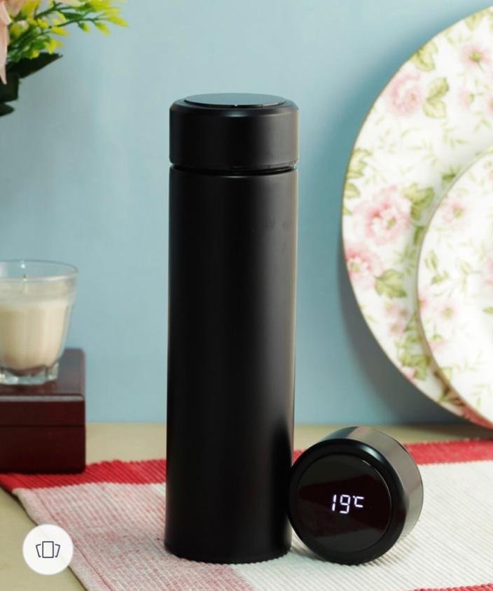 Smart Temperature Flask – Double Wall Steel Bottle | Tidy Table