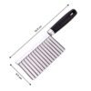 Crinkle Cutter Knife – Stainless Steel Vegetable Slicer | Quickslice