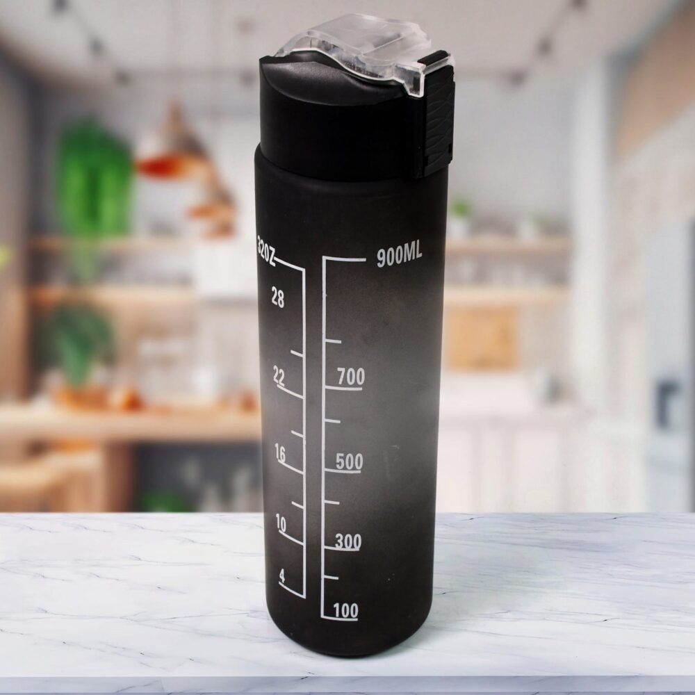 Motivational Water Bottle with Straw & Time Marker | Own Hydrate