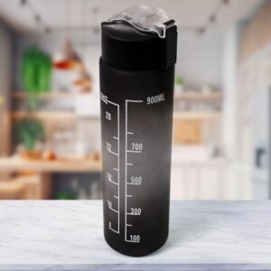 Motivational Water Bottle with Straw & Time Marker | Own Hydrate