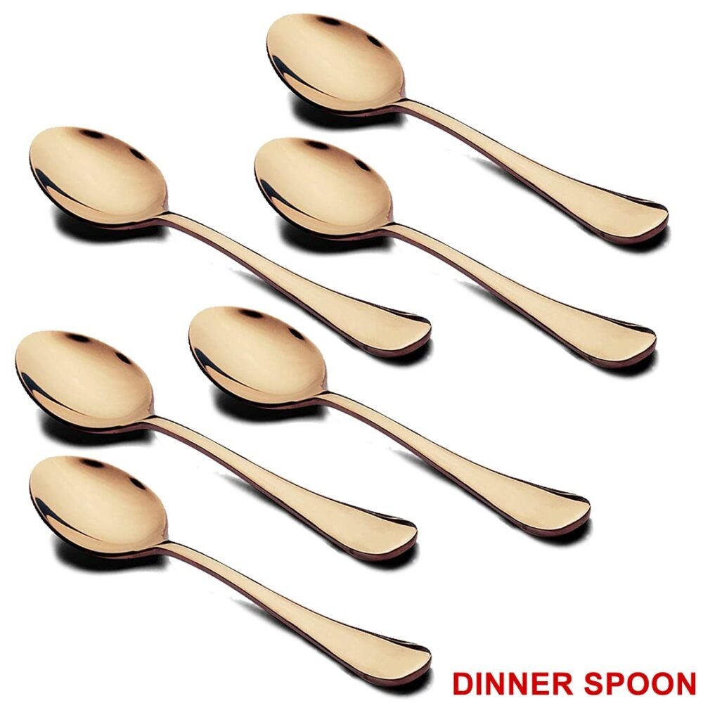 Gold Flatware Set – 24-Piece Luxury Dining | Serve Stellar