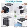 Mini Portable Air Cooler – Personal USB Cooling with LED | Airvanta
