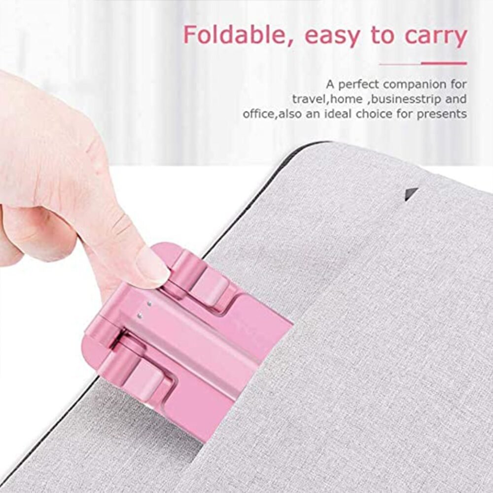Adjustable Phone Stand – 3-Way Desk Mobile Holder with Mirror | Deskrova