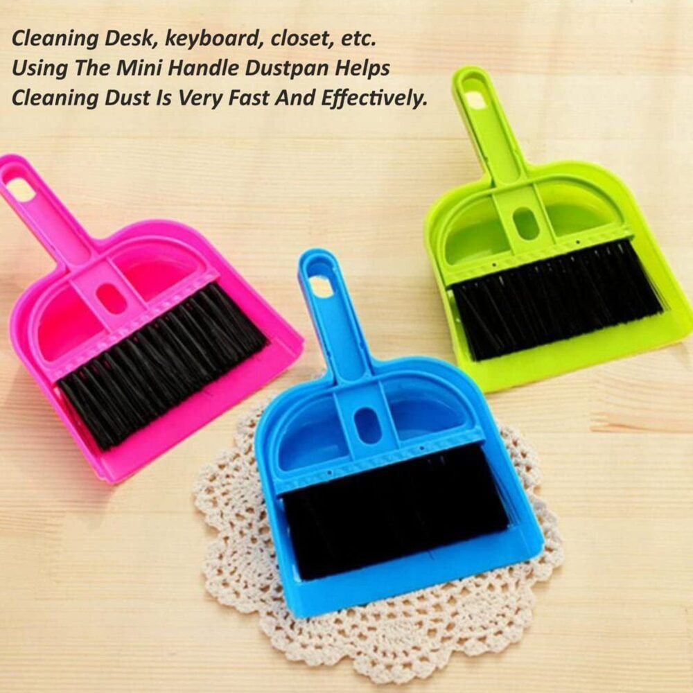 Dustpan and Brush Set – Multipurpose Home Cleaning | Velvet Wipe
