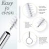 173306.jpg Stainless Steel Straws – Reusable Bent Set with Brush | Siplix
