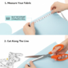 Tailor Scissors with Measuring Tape – Sharp Fabric Shears | Styleva