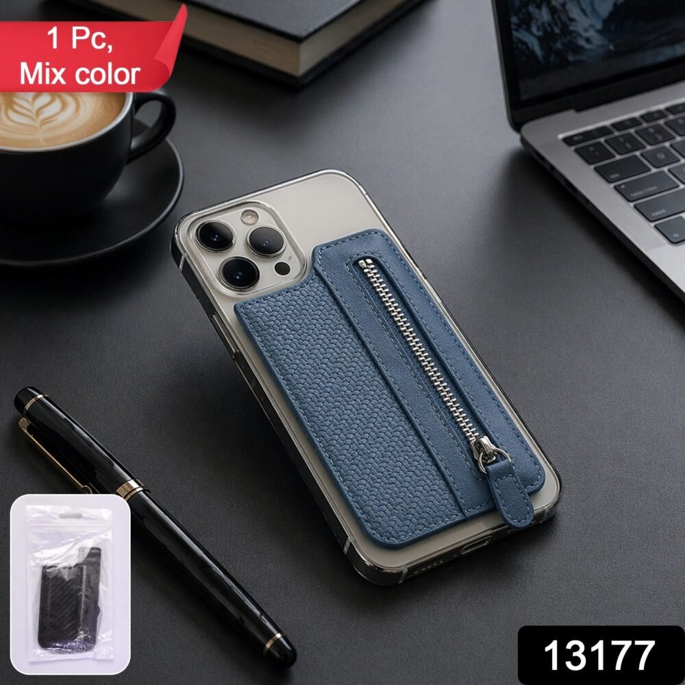 1_9c8c1859-bb0a-45b4-a1b7-804b63796155.jpg Adhesive Card Phone Holder – Zipper Pocket Wallet | Mobiléon
