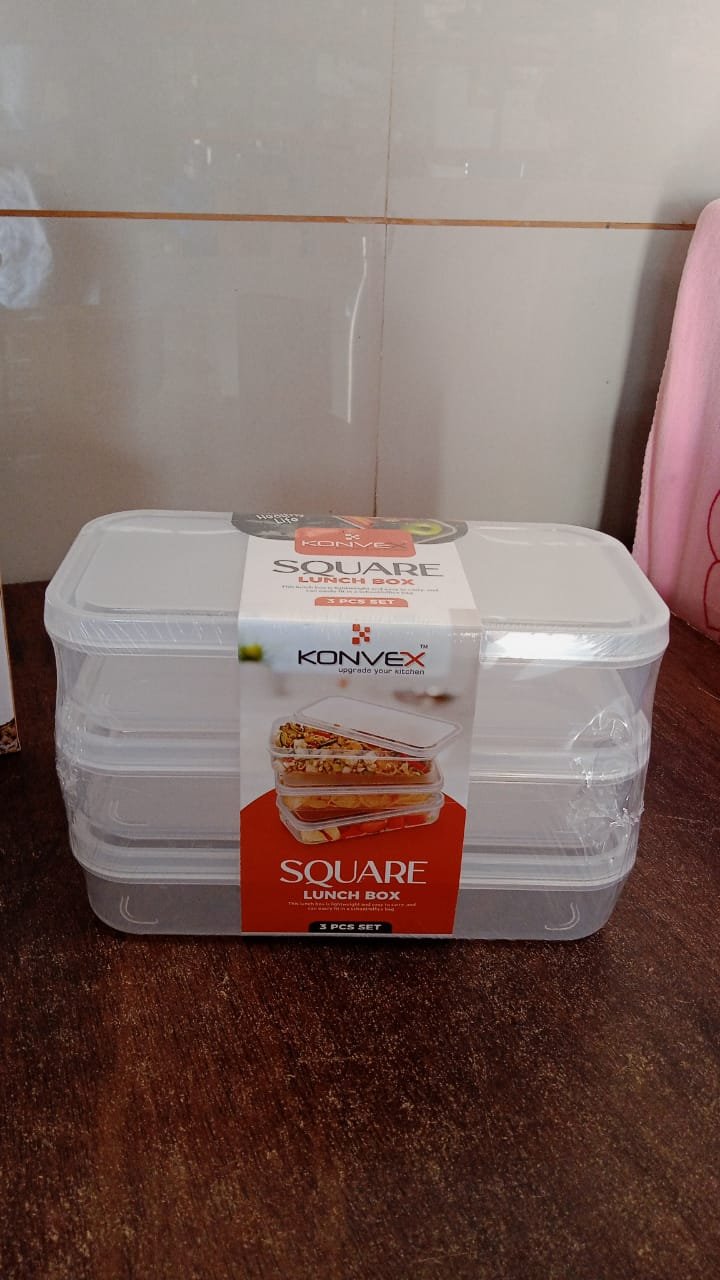 1b525845-01d5-4833-9d8b-936751efdb67.jpg Plastic Lunch Box Set – 3-Piece Square Storage | Konvex