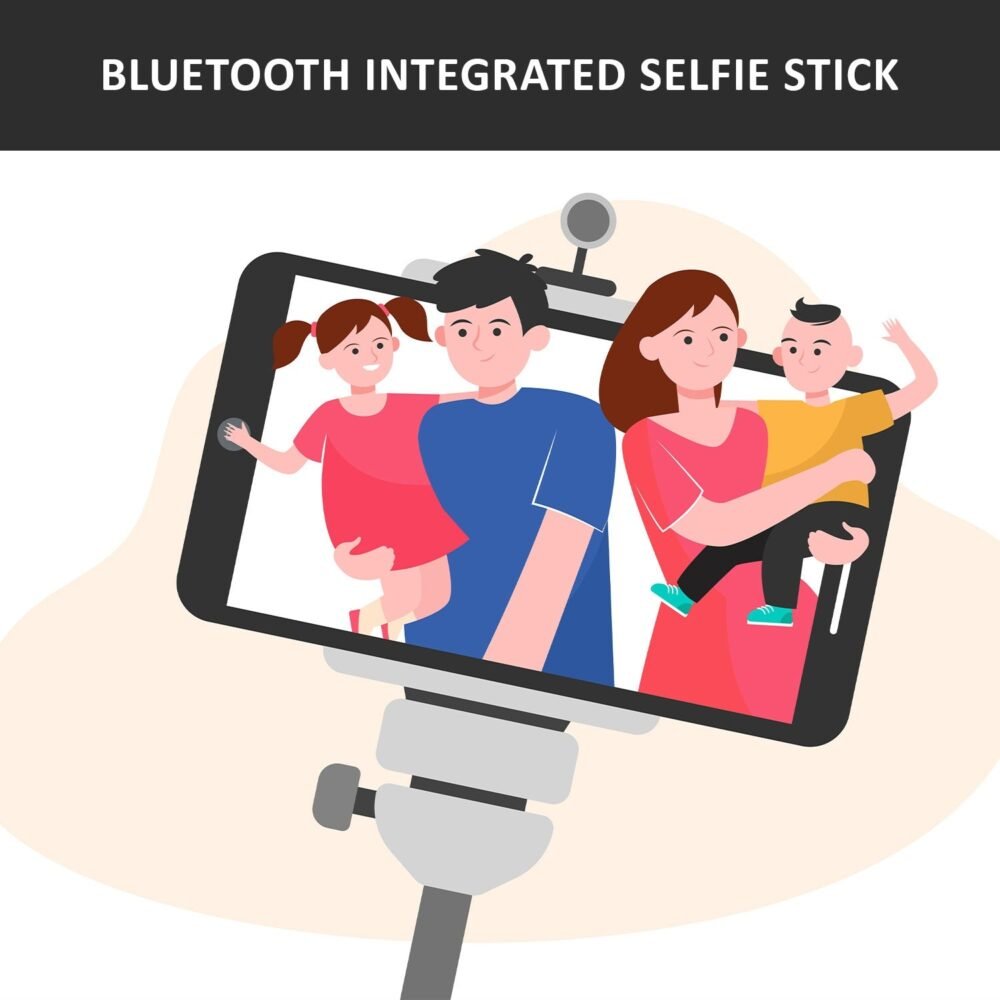 Bluetooth Selfie Stick – Extendable Phone Tripod Stand | PHOBIA