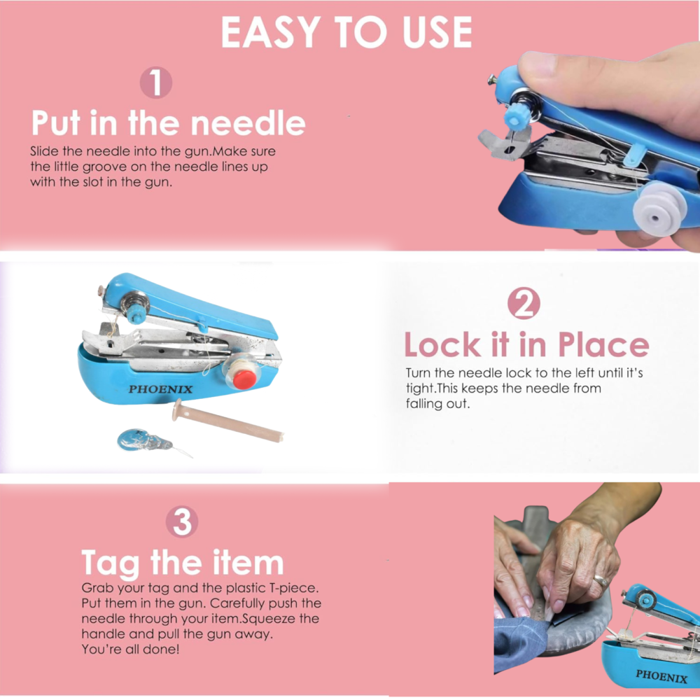 20332_daed4a14-e641-470e-8e40-a4e35218a733.png Mini Sewing Machine – Portable & Cordless Stitcher | Storenzo