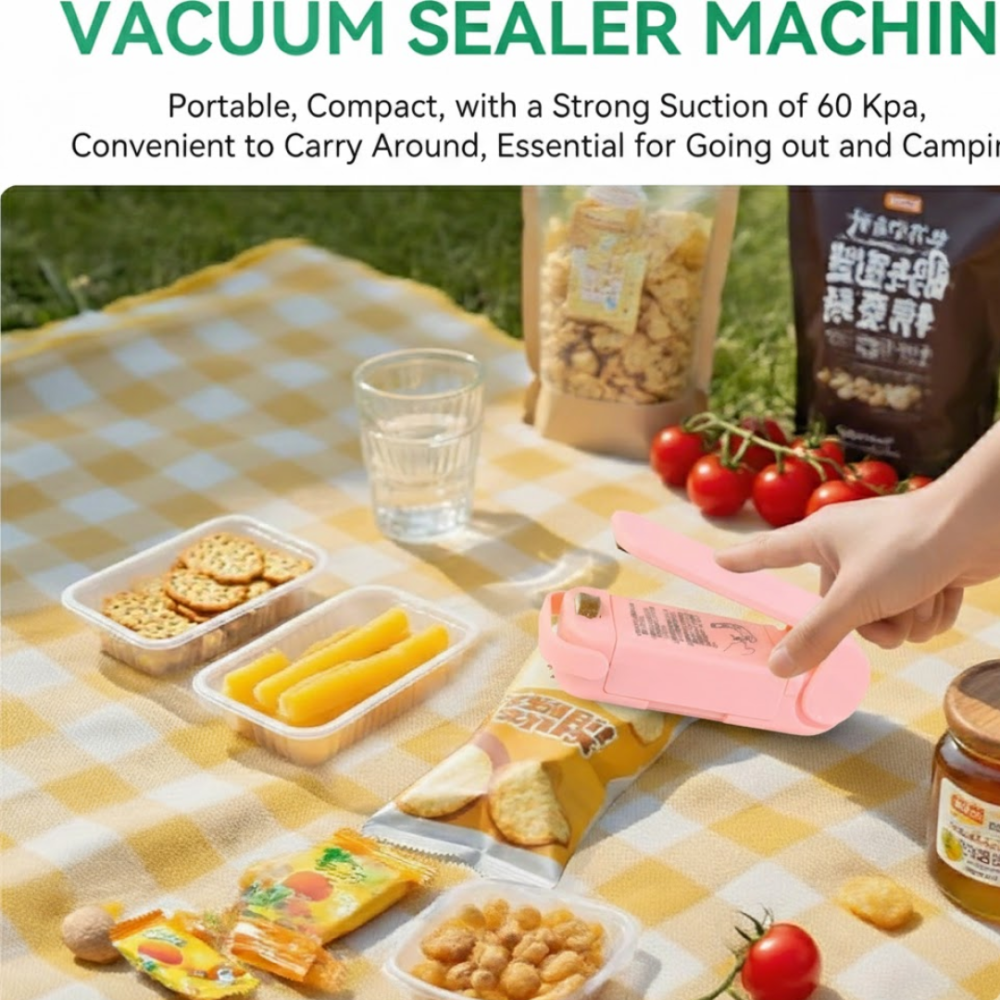 Mini Plastic Bag Sealer – Portable Heat Sealing Machine | FERVENT