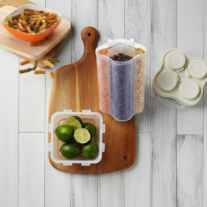 20445.png 4 Section Food Storage Container – Airtight Plastic Jar | Organivo