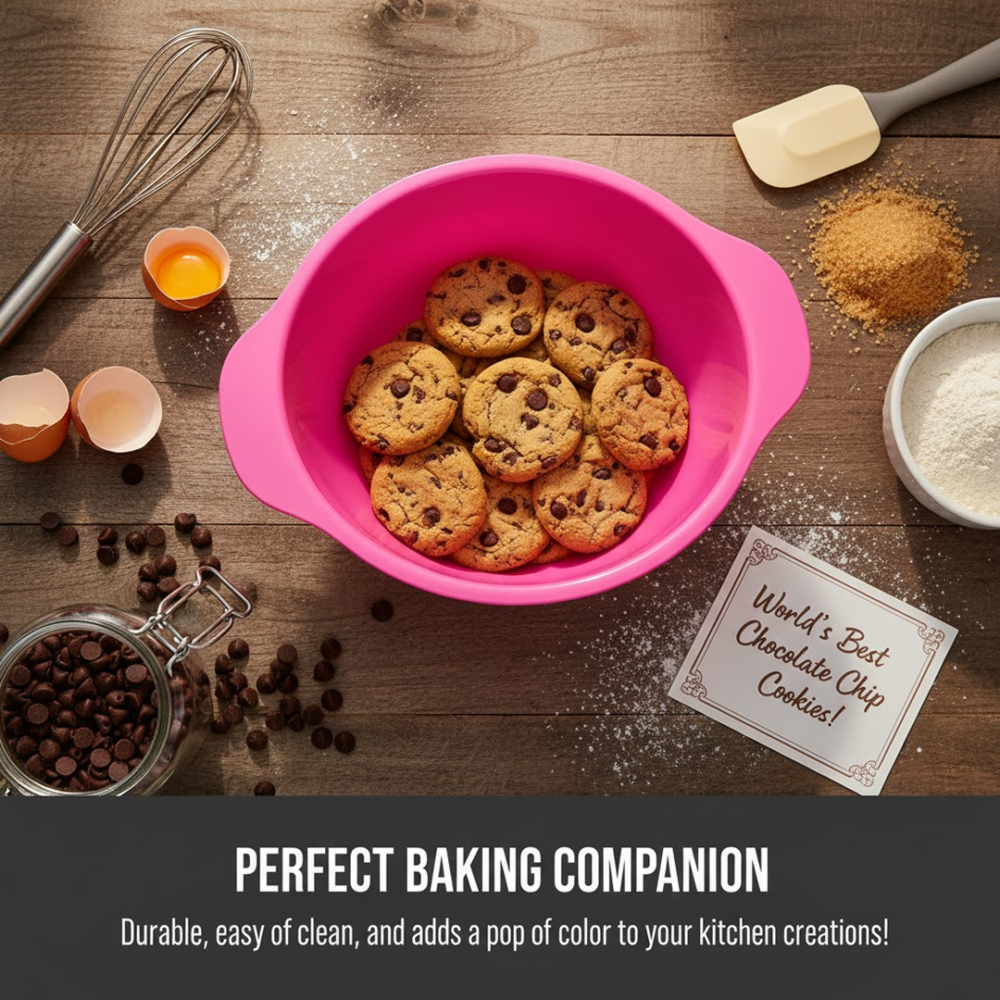 Snack Bowls – Durable 10-inch BPA-Free Plastic for Kitchen | Jiaqi