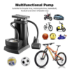 Mini Bike Pump – Portable Foot Operated with Gauge | Safora