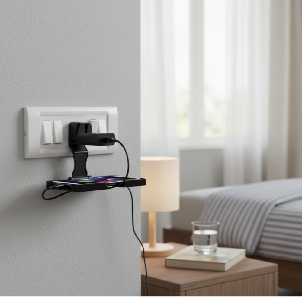 20554.png Mobile Charging Wall Holder – Foldable, Secure Stand | PHOBIA