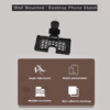 20613.png Mobile Charging Wall Holder – Foldable, Secure Stand | PHOBIA