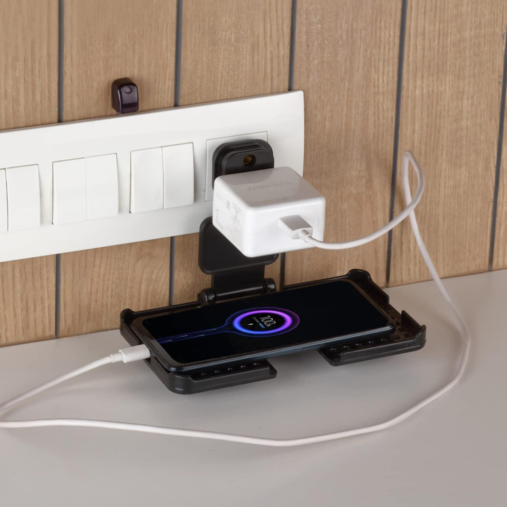 20615.png Mobile Charging Wall Holder – Foldable, Secure Stand | PHOBIA