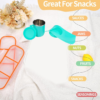 Snack Tray with Steel Cup – Multi-functional for Kids & Home | TinyTrendy