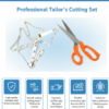 Tailor Scissors with Measuring Tape – Sharp Fabric Shears | Styleva